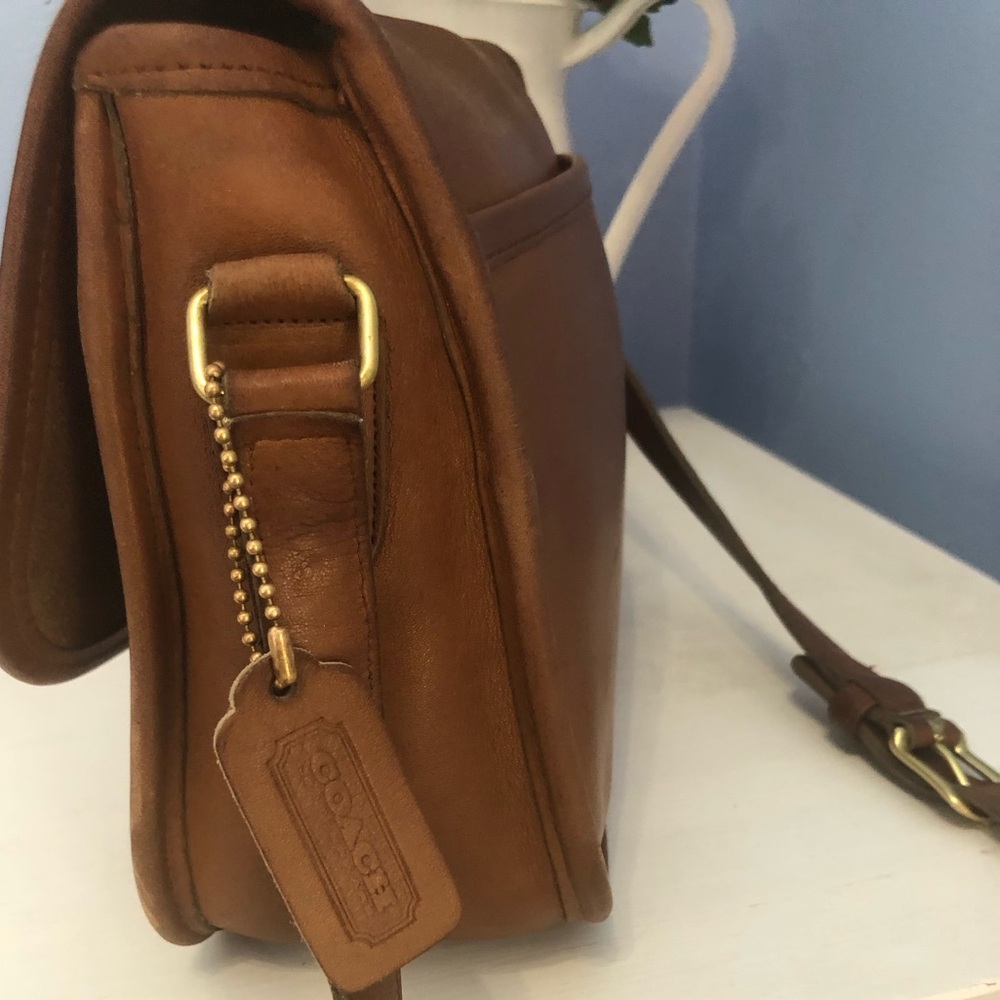 Rare Heritage Coach Vintage "City Bag" Cross Body Leather Bag - Picture 9 of 12